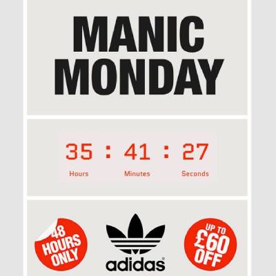 Adidas Sales Email Countdown Timer