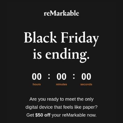 Remarkable Reminder Email Countdown Timer